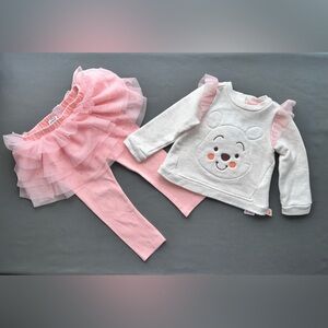 Disney Baby Pooh 2-pc set size 12-18M GUC
